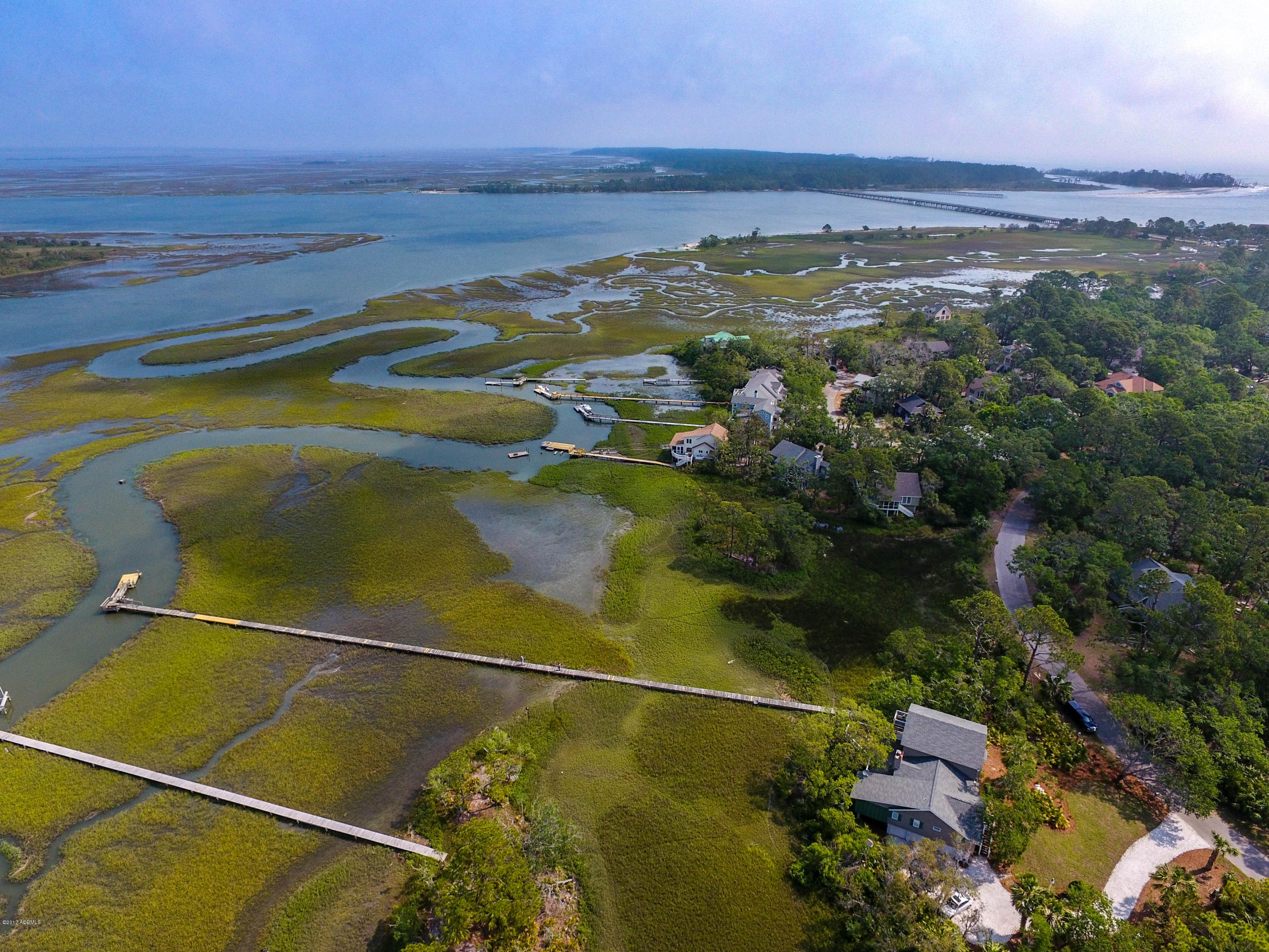14 Fiddlers Trce Road Fripp Island, SC 29920 - Photo 28 of 50 View out to Inlet