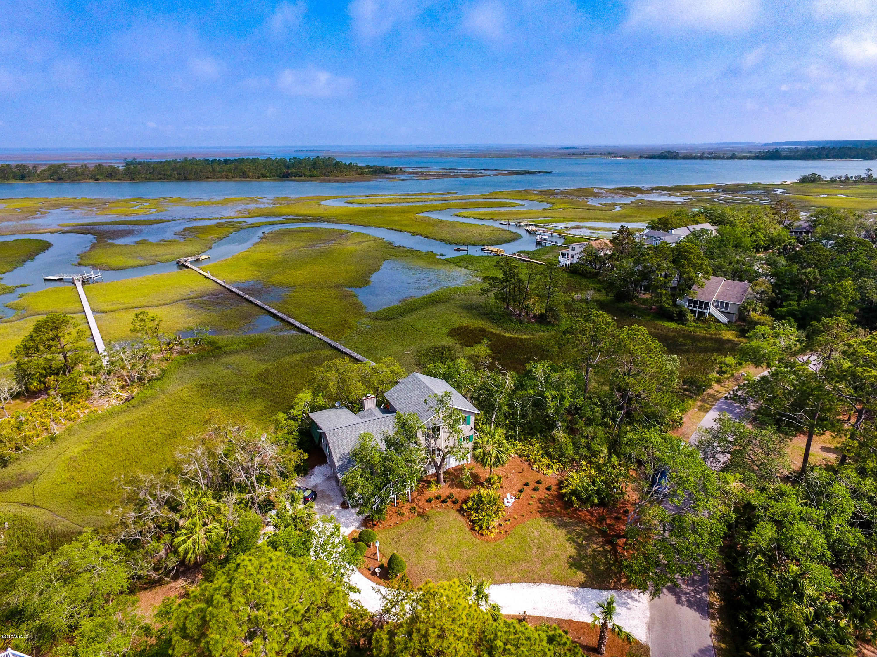 14 Fiddlers Trce Road Fripp Island, SC 29920 - Photo 29 of 50 Aerial View