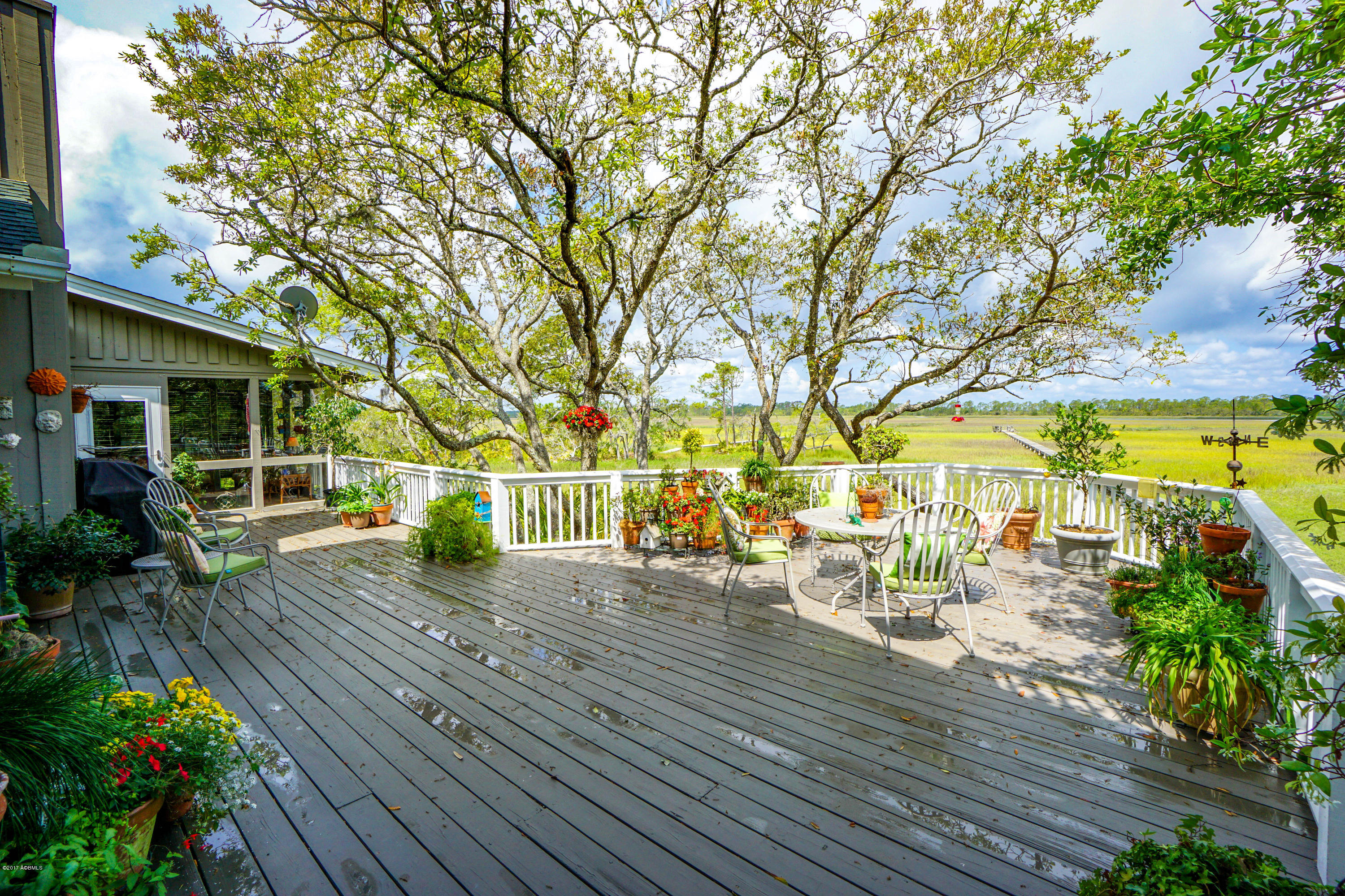 14 Fiddlers Trce Road Fripp Island, SC 29920 - Photo 4 of 50 Rear Deck