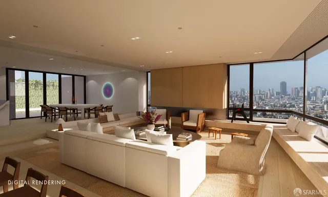 a very nice looking living room with a large window