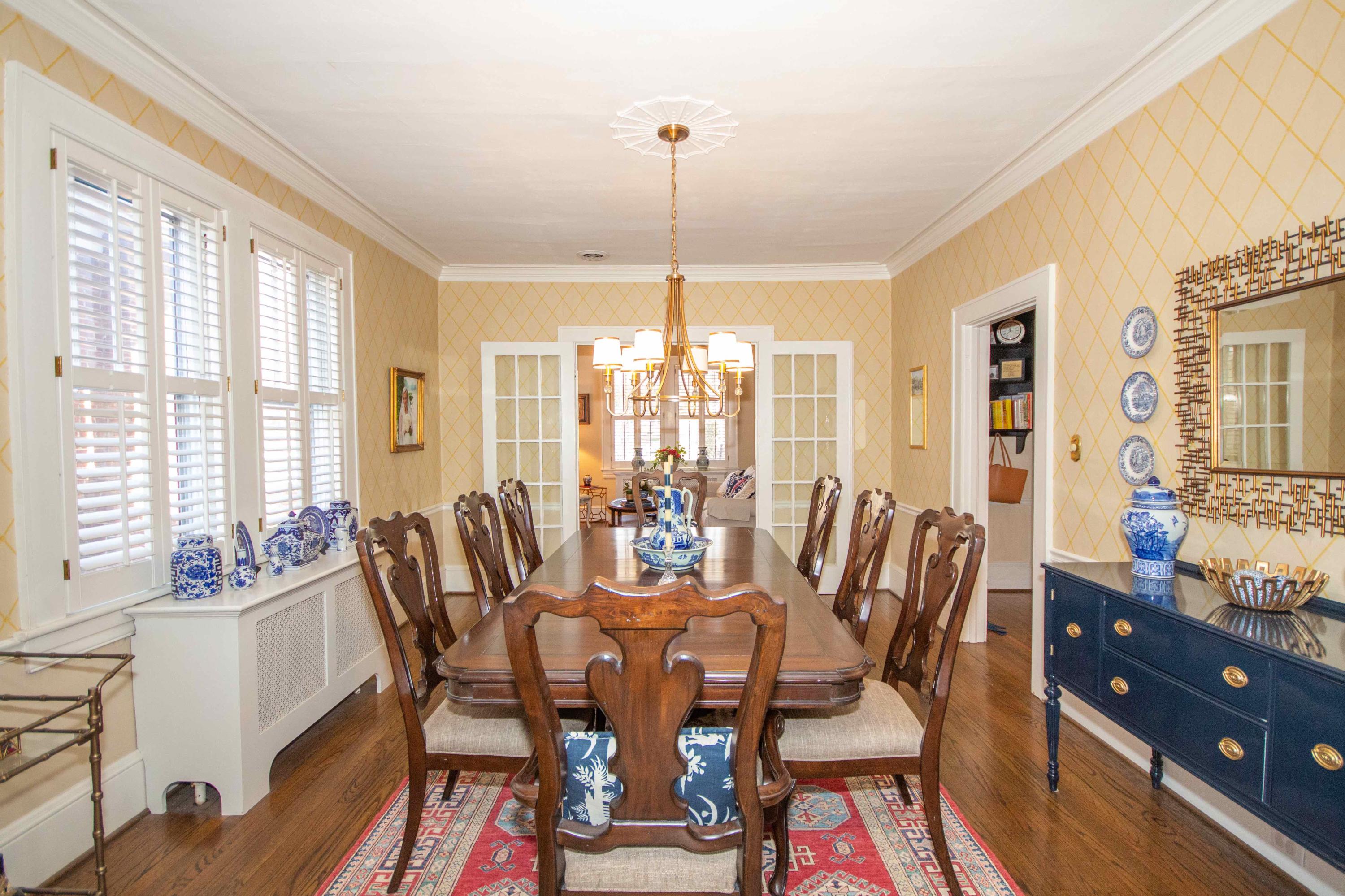 2743 Richelieu Avenue Southwest Roanoke, VA 24014 - Photo 18 of 54 a view of a dining room with furniture window and outside view