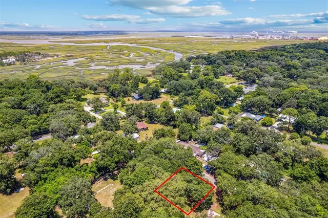 a view of city and ocean