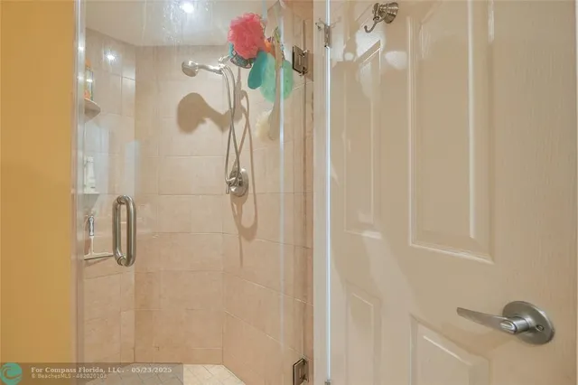 a view of swimming pool on a patio