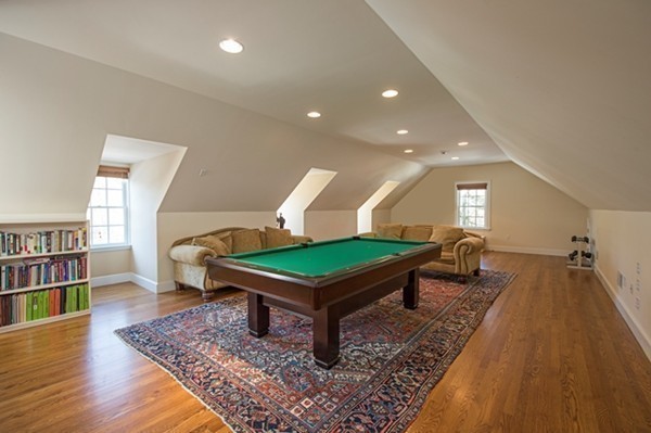 4 Lowerfield Road Weston, MA 02493 - Photo 16 of 20 a room with pool table and windows
