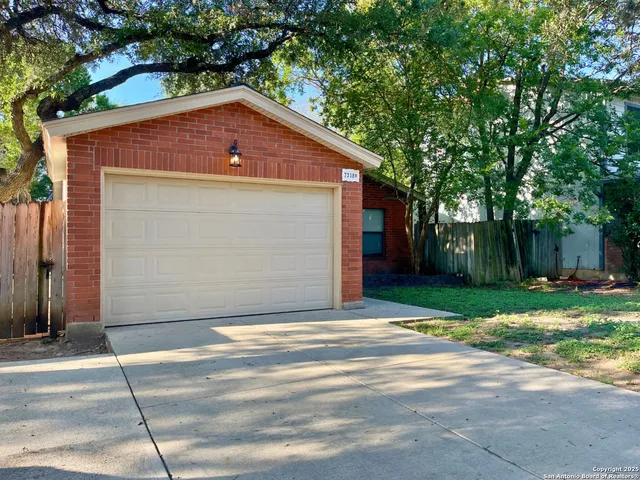 a front view of house with yard