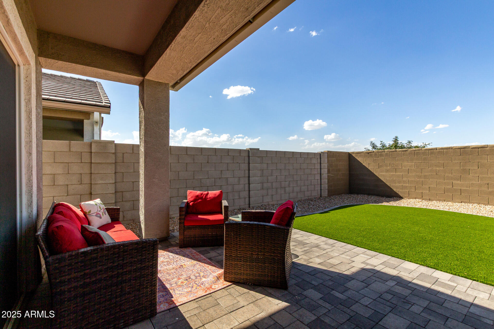 3226 West Stanton Avenue Apache Junction, AZ 85120 - Photo 28 of 34 a view of yard from outdoor seating area