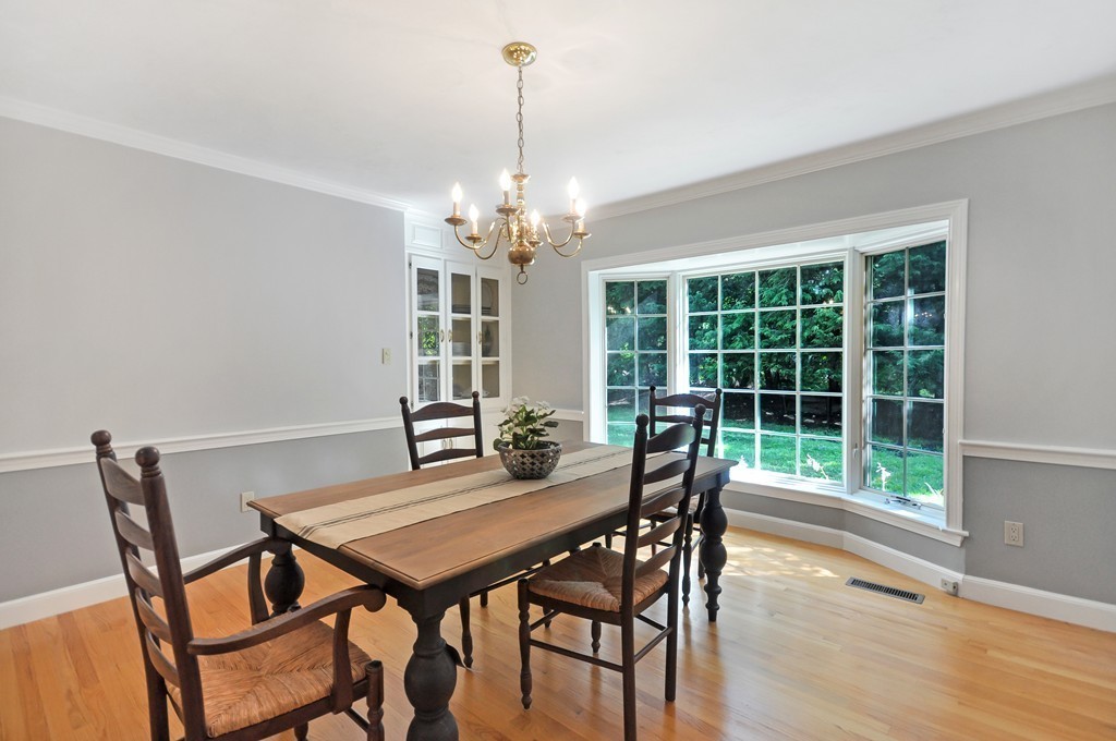 65 College Road Concord, MA 01742 - Photo 7 of 13 a view of a dining room with furniture window and outside view