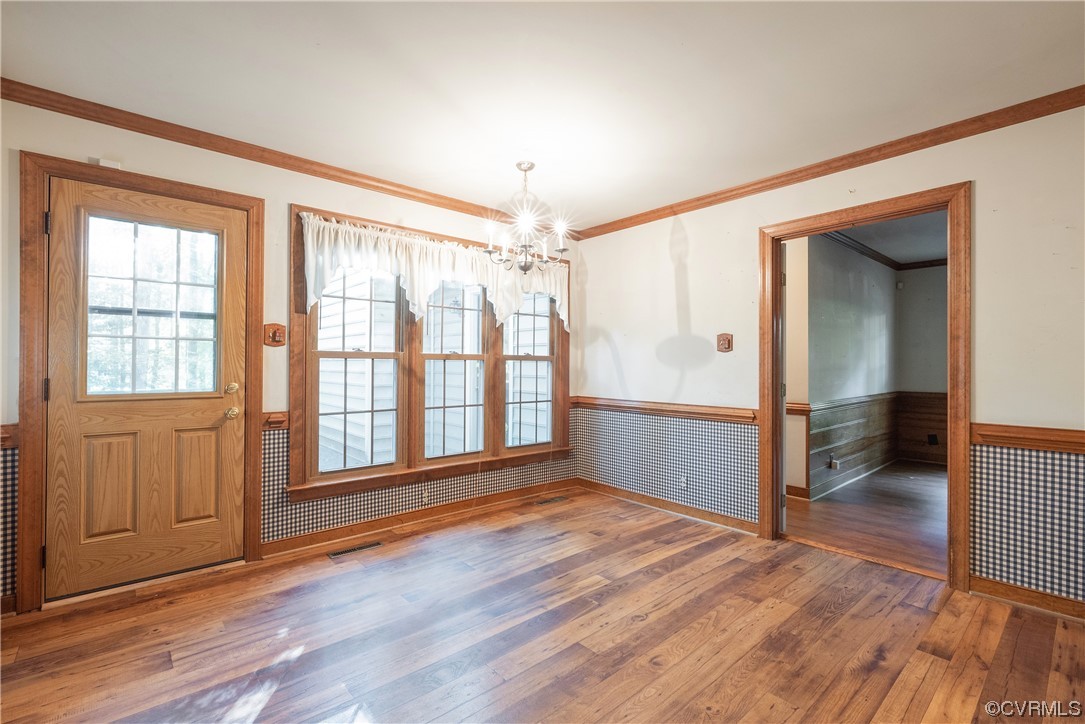 341 Rossmere Drive Midlothian, VA 23114 - Photo 11 of 35 wooden floor in an empty room with a window