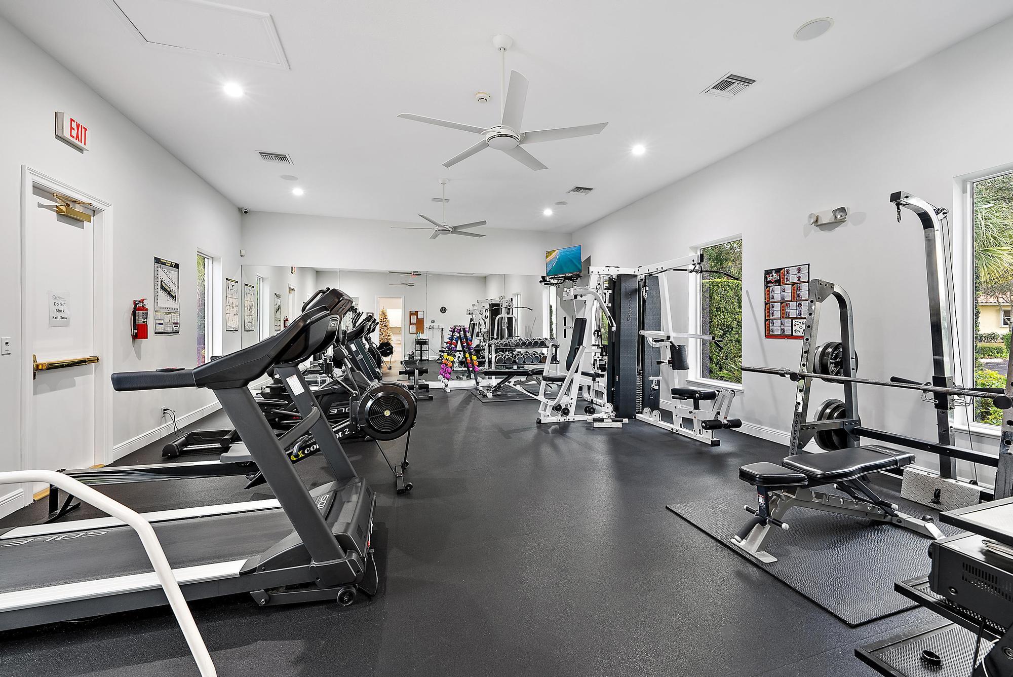 9790 Southeast Crape Myrtle Court Hobe Sound, FL 33455 - Photo 38 of 74 Clubhouse Fitness Center