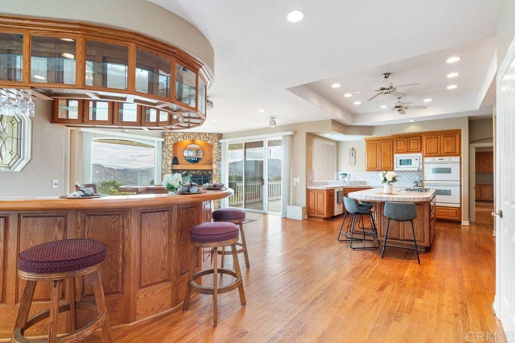 4327 Hollyhill Road Vista, CA 92084 - Photo 18 of 73 Beautiful Bar Between Family Room and Dining