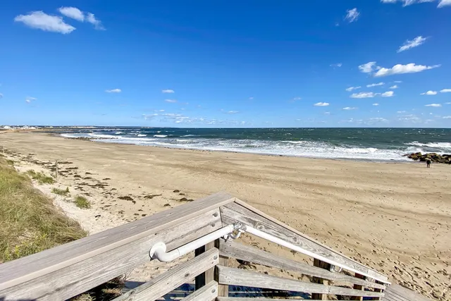 a view of an ocean beach