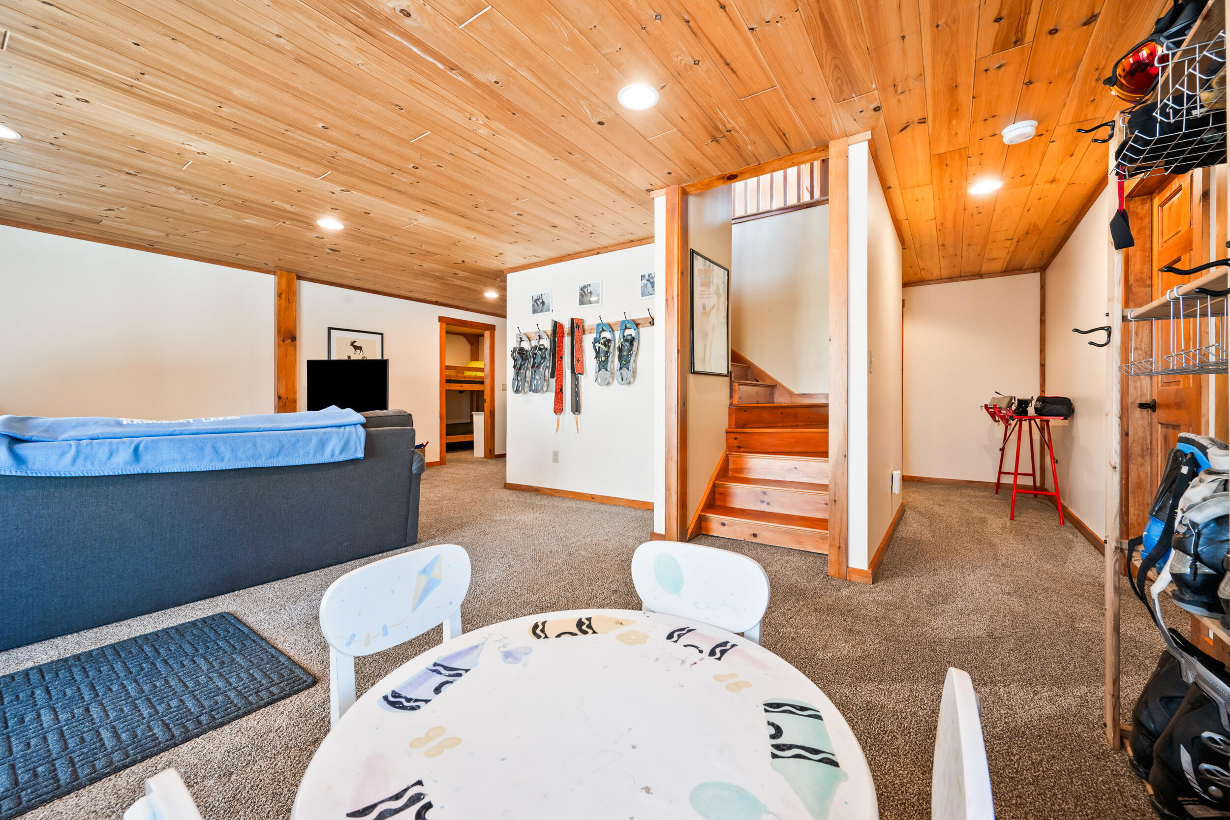39 Adams Wulff Lane Sandy River Plt, ME 04970 - Photo 34 of 47 Lower Level Entertaining