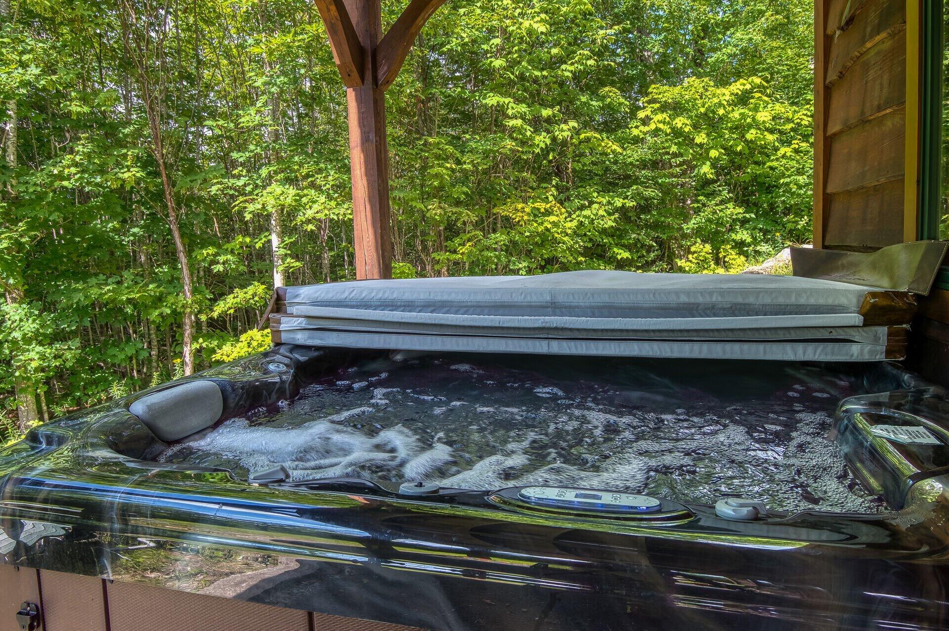 39 Adams Wulff Lane Sandy River Plt, ME 04970 - Photo 42 of 47 Hot tub!