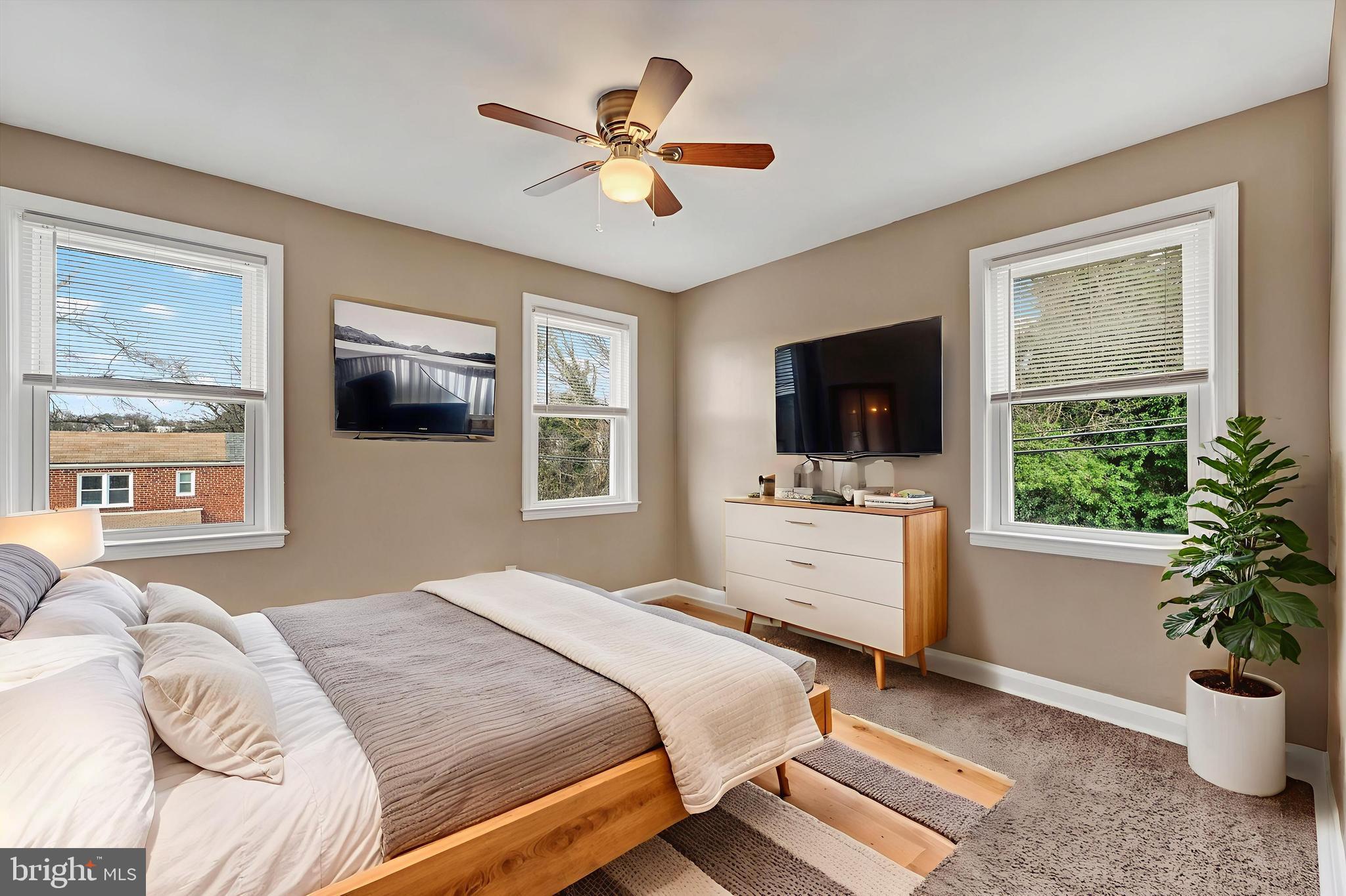 4811 Kimberleigh Road Baltimore, MD 21212 - Photo 2 of 24 Virtually Staged Bedroom 1