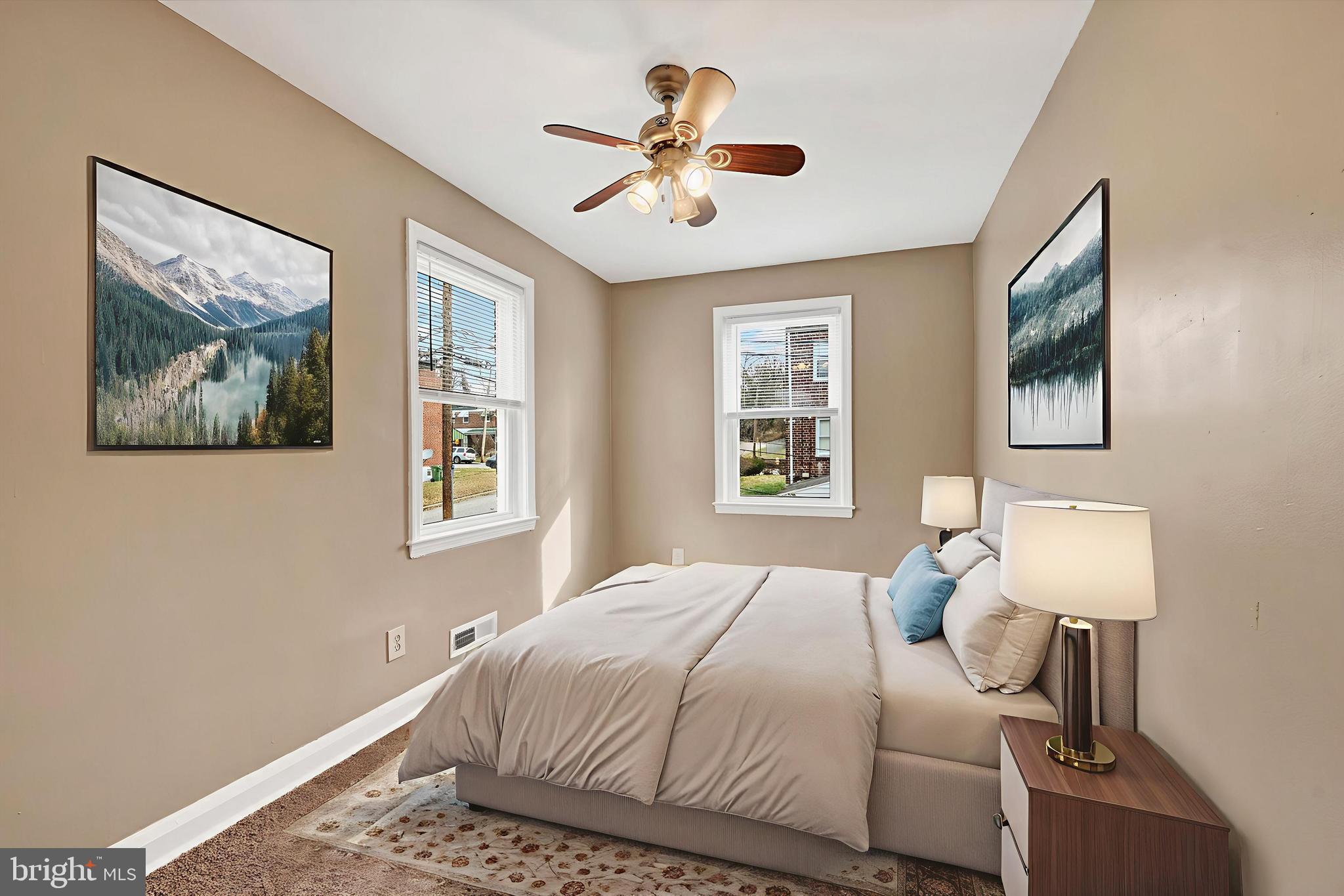 4811 Kimberleigh Road Baltimore, MD 21212 - Photo 3 of 24 Virtually Staged Bedroom 2