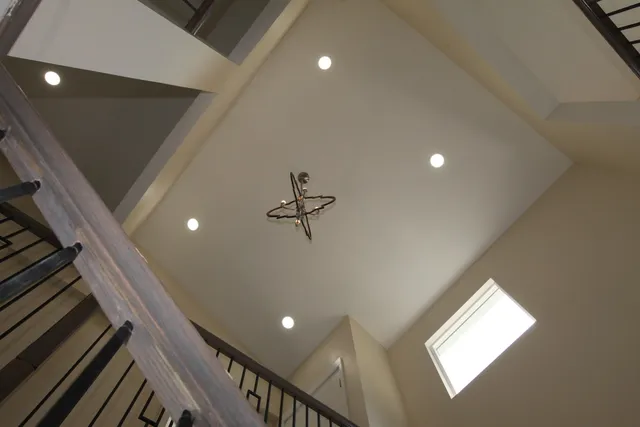 a view of entryway and hall with a window