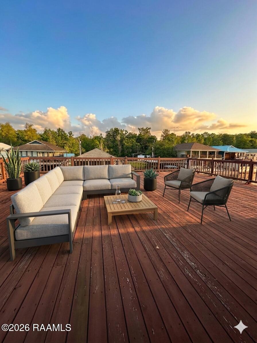 249 Eagle Point Drive Pierre Part, LA 70339 - Photo 22 of 29 deck staged