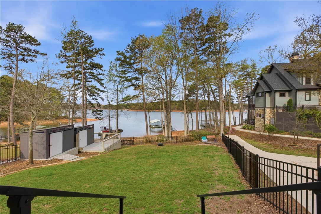 501 Capri Point Lavonia, GA 30553 - Photo 12 of 50 This lakeside home offers expansive water views and direct access for outdoor living.
