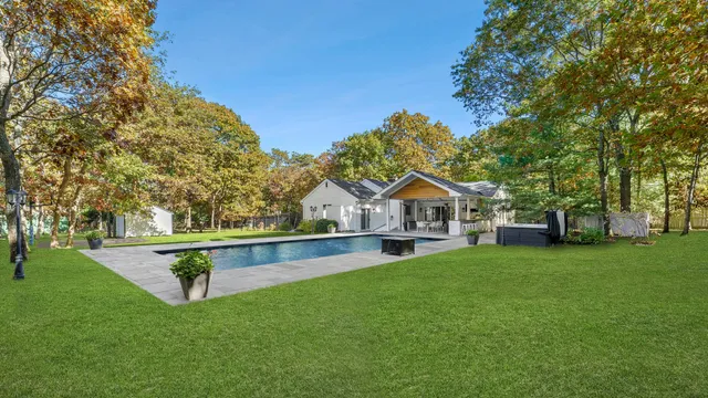 a view of a house with a park
