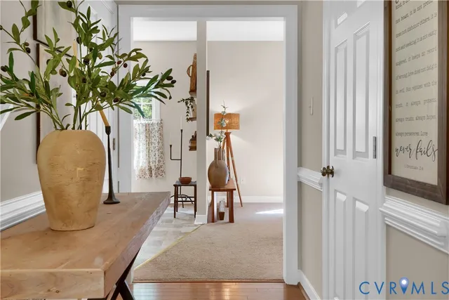 a view of a chairs on wooden deck
