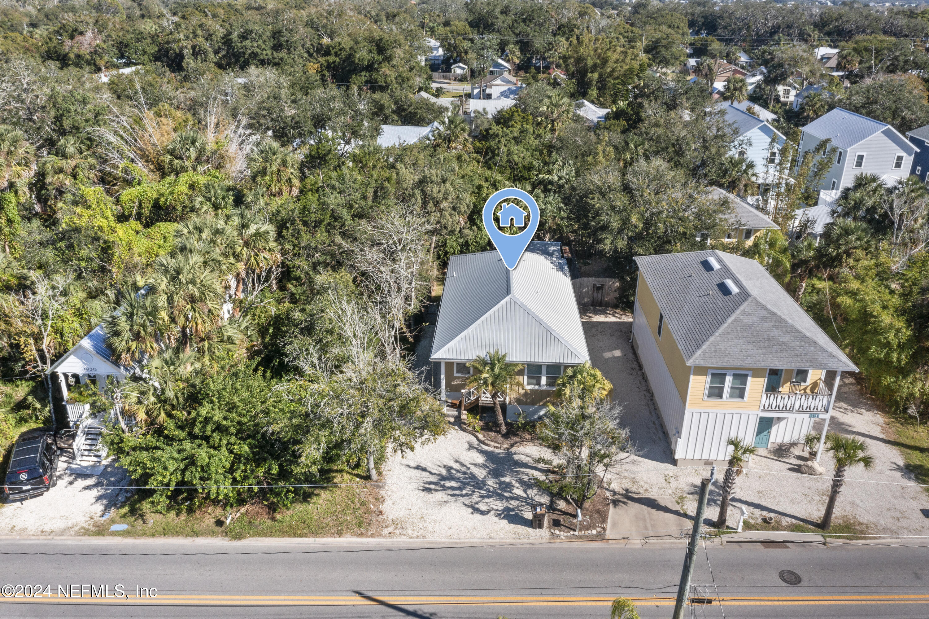 249 Riberia Street St. Augustine, FL 32084 - Photo 33 of 36 an aerial view of a house