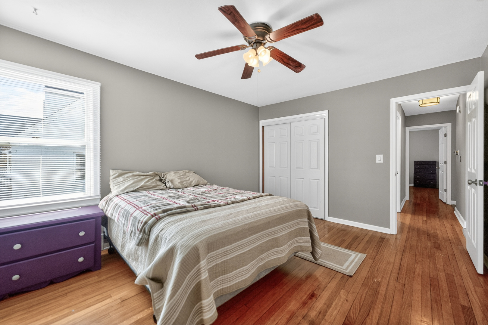 720 East Harrison Avenue Wheaton, IL 60187 - Photo 13 of 28 a bedroom with a bed and a window