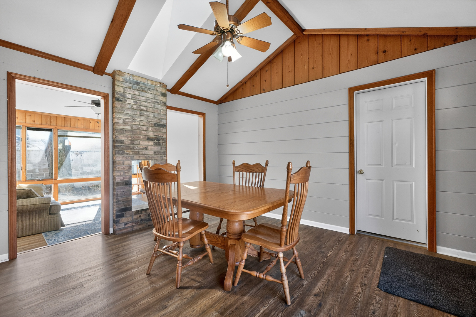 720 East Harrison Avenue Wheaton, IL 60187 - Photo 14 of 28 a view of a dining room with furniture and wooden floor