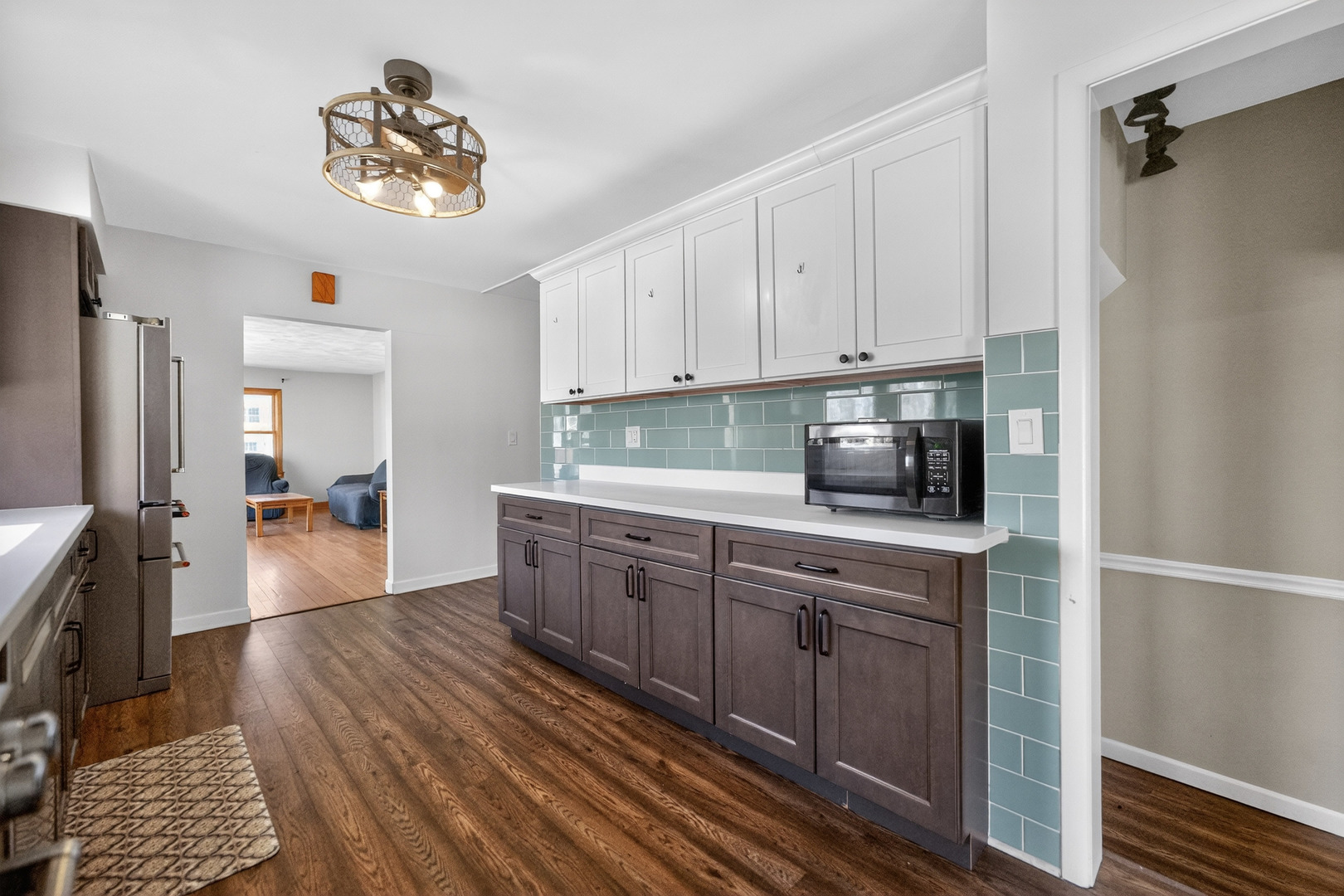 720 East Harrison Avenue Wheaton, IL 60187 - Photo 8 of 28 a kitchen with a refrigerator and a sink