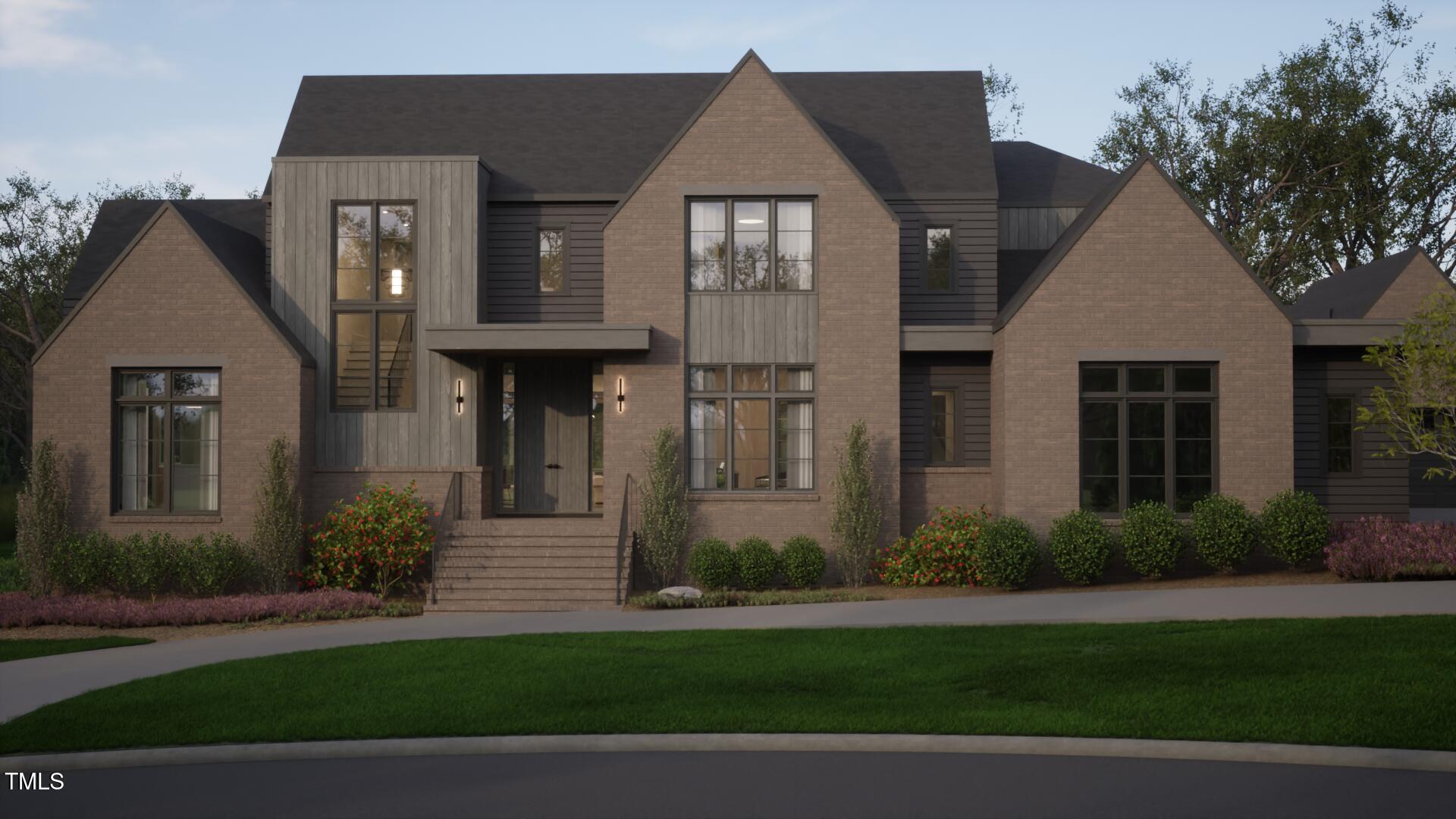 4905 Foxridge Drive Raleigh, NC 27614 - Photo 1 of 5 a front view of a house with garden