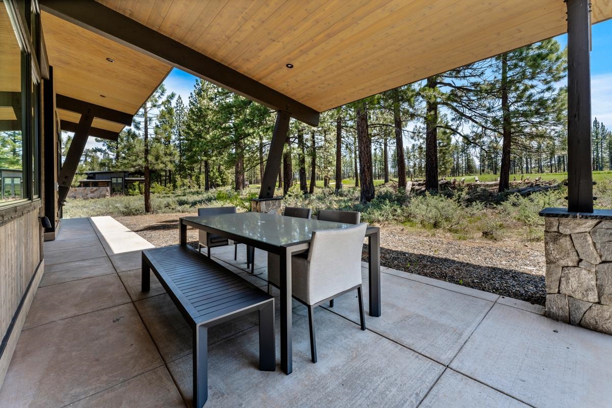 11654 Henness Road Truckee, CA 96161 - Photo 11 of 21 a outdoor space with the couches and dining table with the garden view