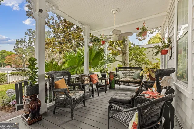 a living room with furniture or couch and a window