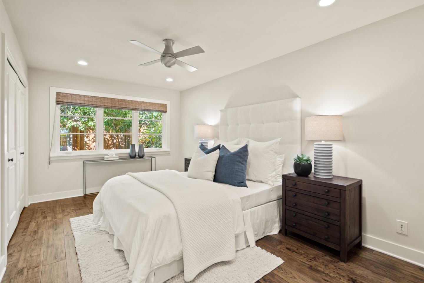 1056 Cascade Drive Menlo Park, CA 94025 - Photo 18 of 32 a bed room with a bed and a window