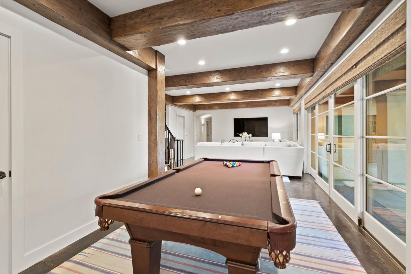 1056 Cascade Drive Menlo Park, CA 94025 - Photo 25 of 32 a room with furniture pool table and flat screen tv