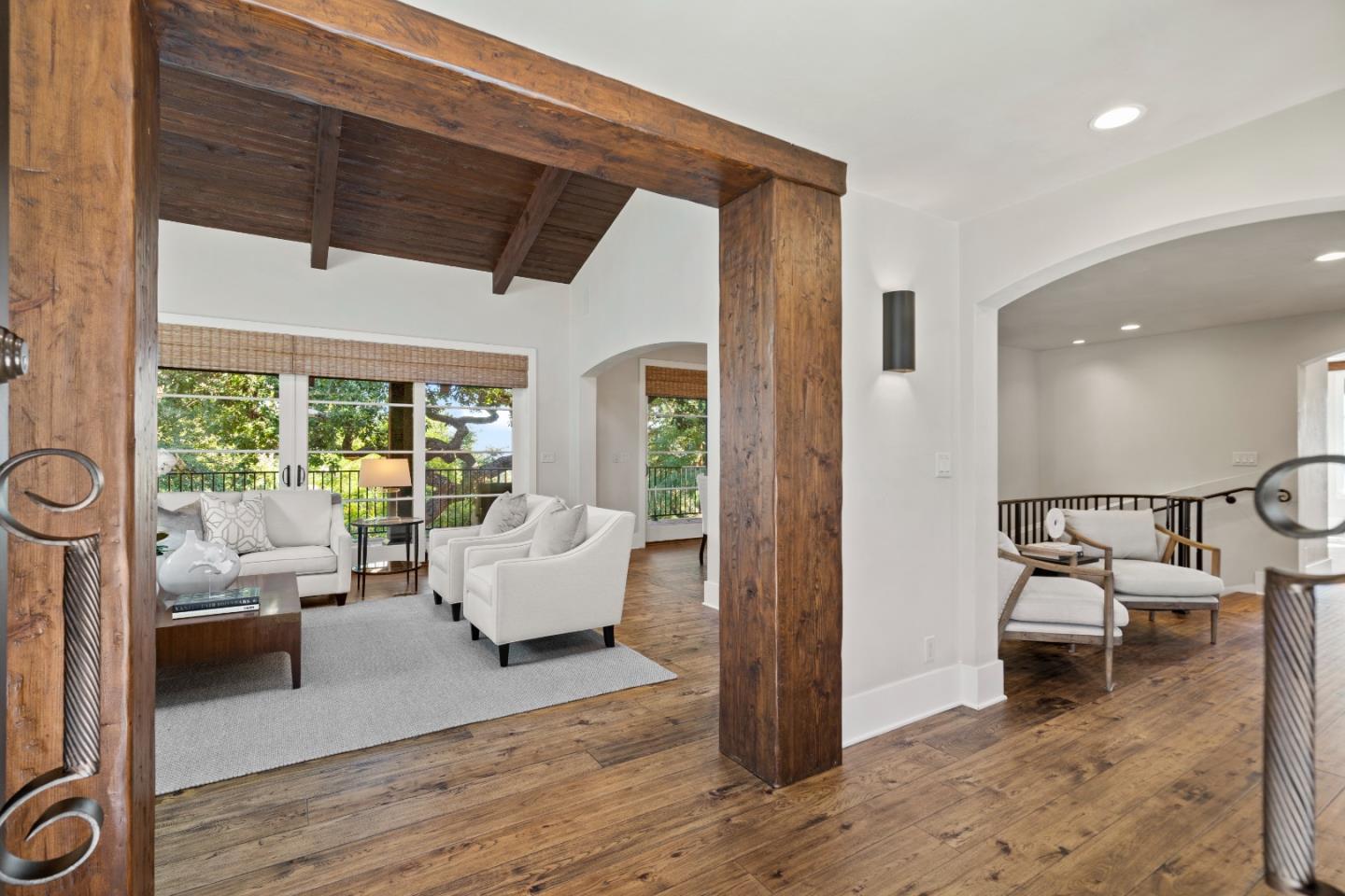 1056 Cascade Drive Menlo Park, CA 94025 - Photo 3 of 32 a living room with furniture and wooden floor