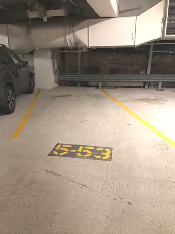 a view of parking garage