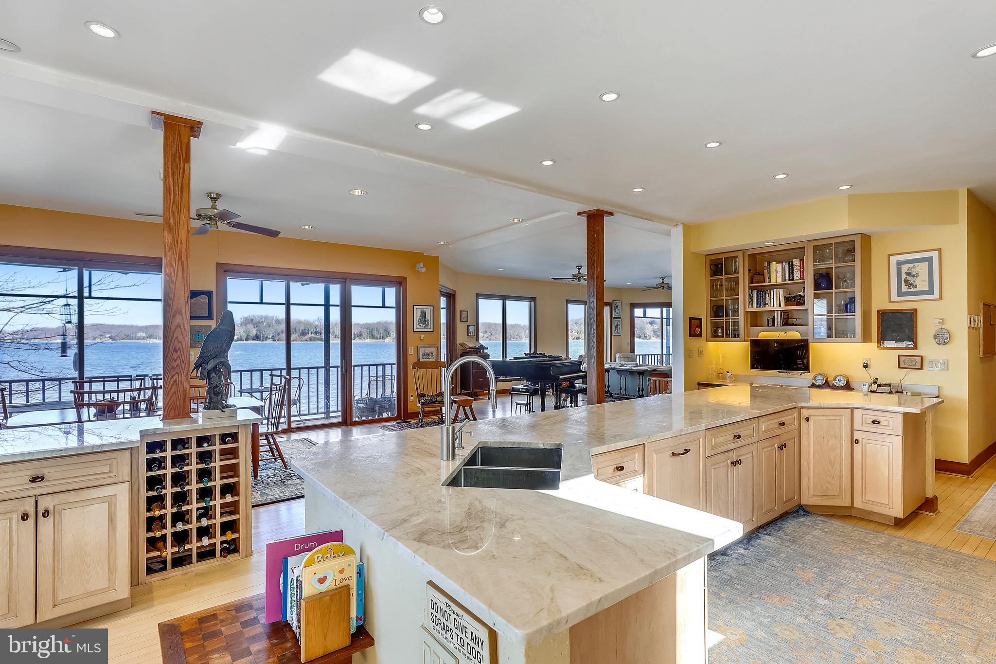 3 Beach Road Annapolis, MD 21405 - Photo 53 of 55 Kitchen Island - Open Floor Plan