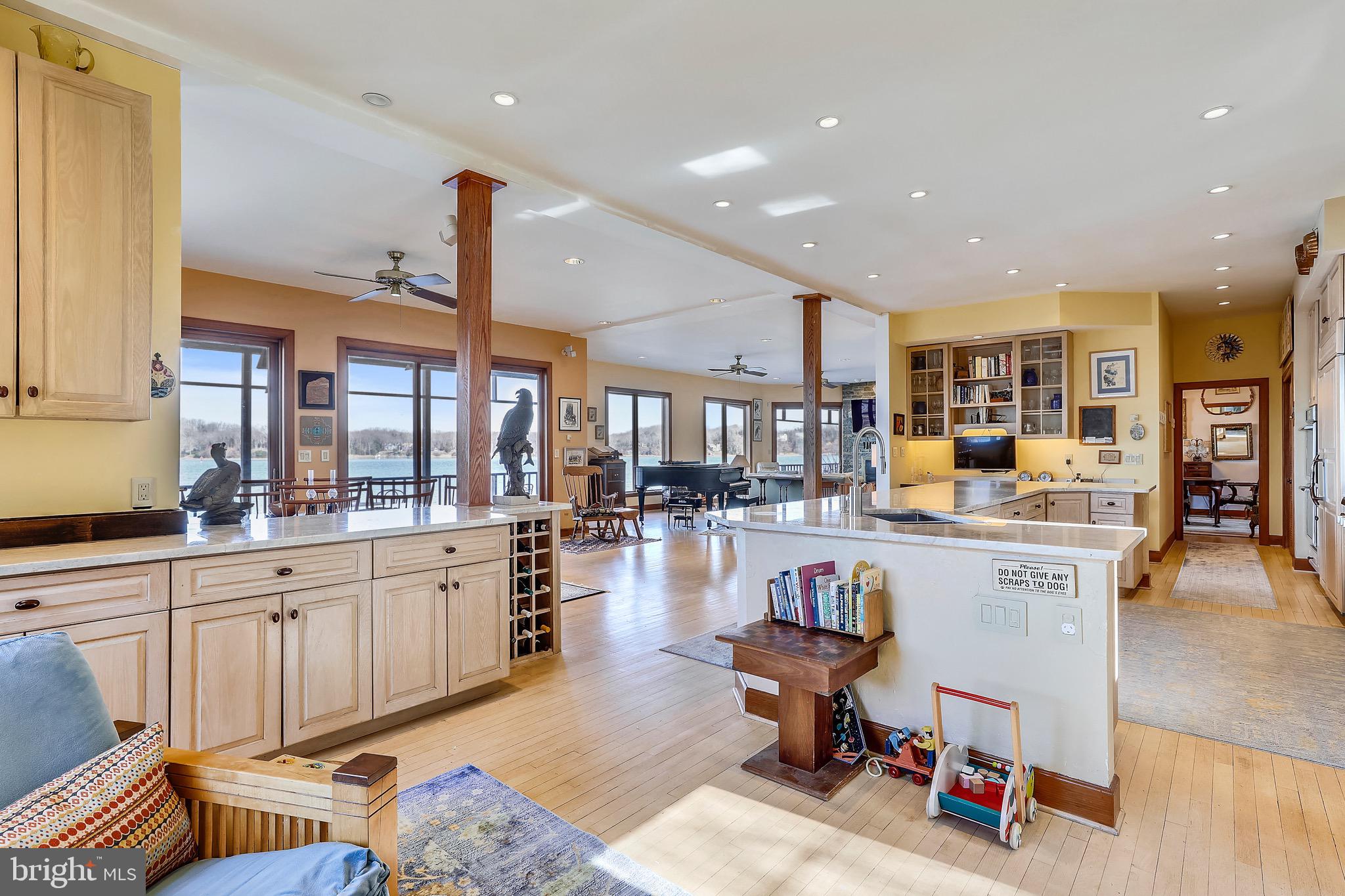 3 Beach Road Annapolis, MD 21405 - Photo 55 of 55 Open Floor Plan - Kitchen Area