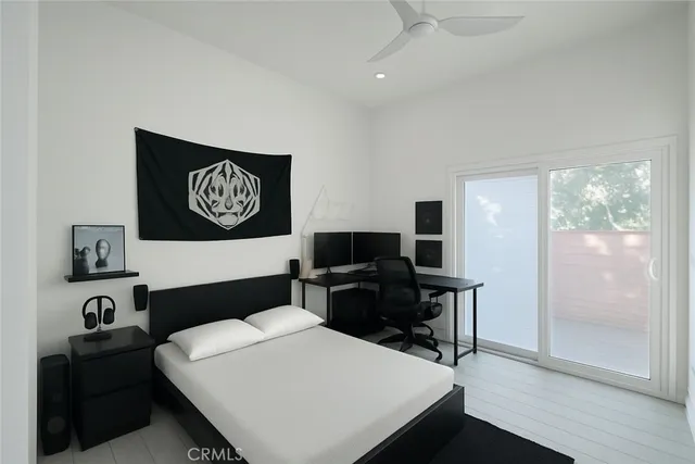 a view of a workspace with furniture