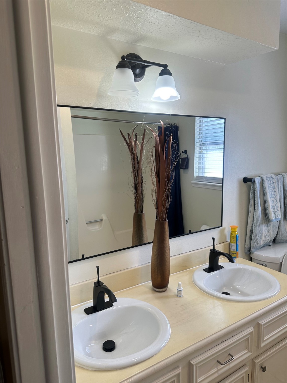 17722 Sorrell Ridge Drive Spring, TX 77388 - Photo 20 of 37 a bathroom with a sink and a mirror