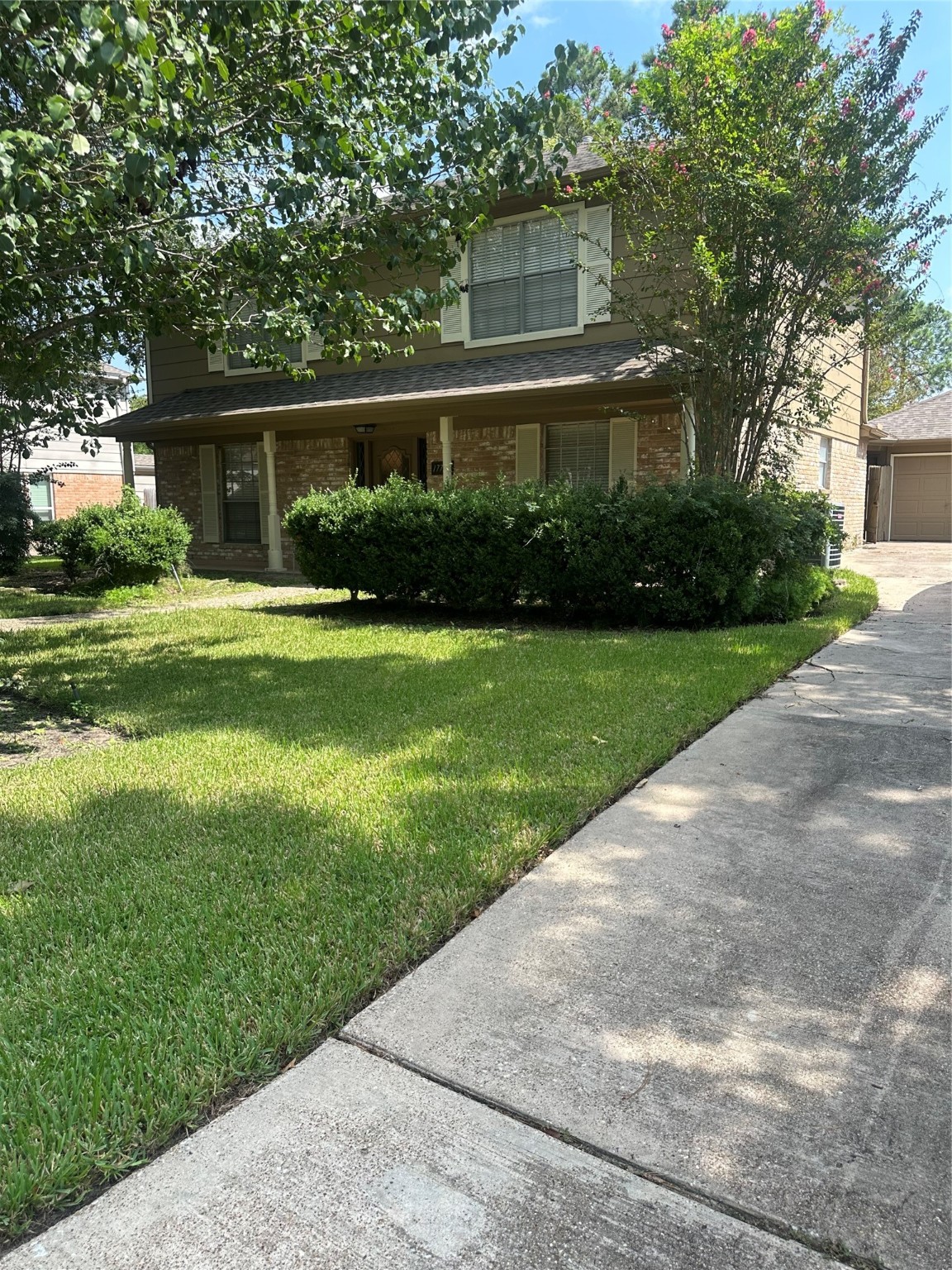 17722 Sorrell Ridge Drive Spring, TX 77388 - Photo 10 of 37 a front view of a house with a yard