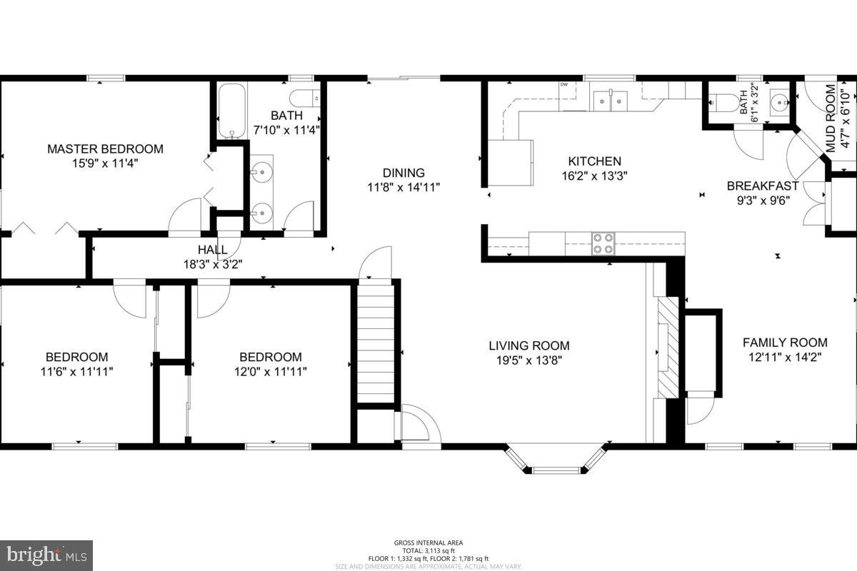 12920 Coppermine Road Union Bridge, MD 21791 - Photo 56 of 56 Main level floor plan