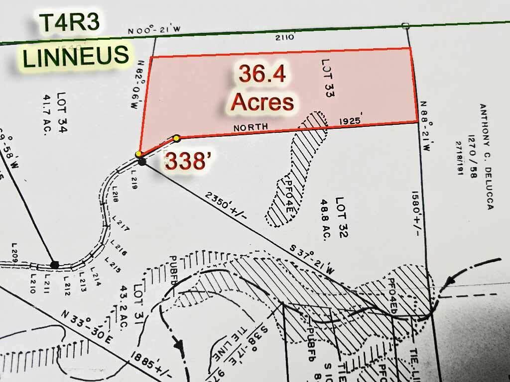 Lot 33 Woodcock Road Linneus, ME 04730 - Photo 41 of 55 map-land-cabin-me