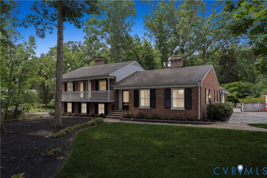 6405 Buckhill Road Richmond, VA 23225 - Photo 54 of 71 Brick exterior with classic black shutters, featur