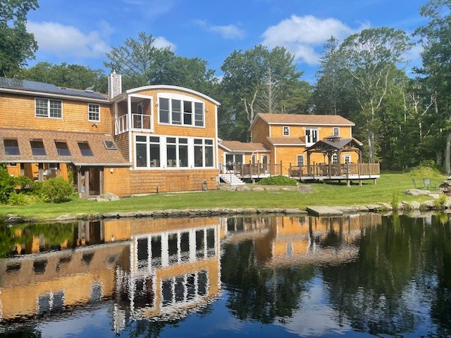 80 Browns Corner Road West Greenwich, RI 02817 - Photo 10 of 47 back of house on pond in Summer