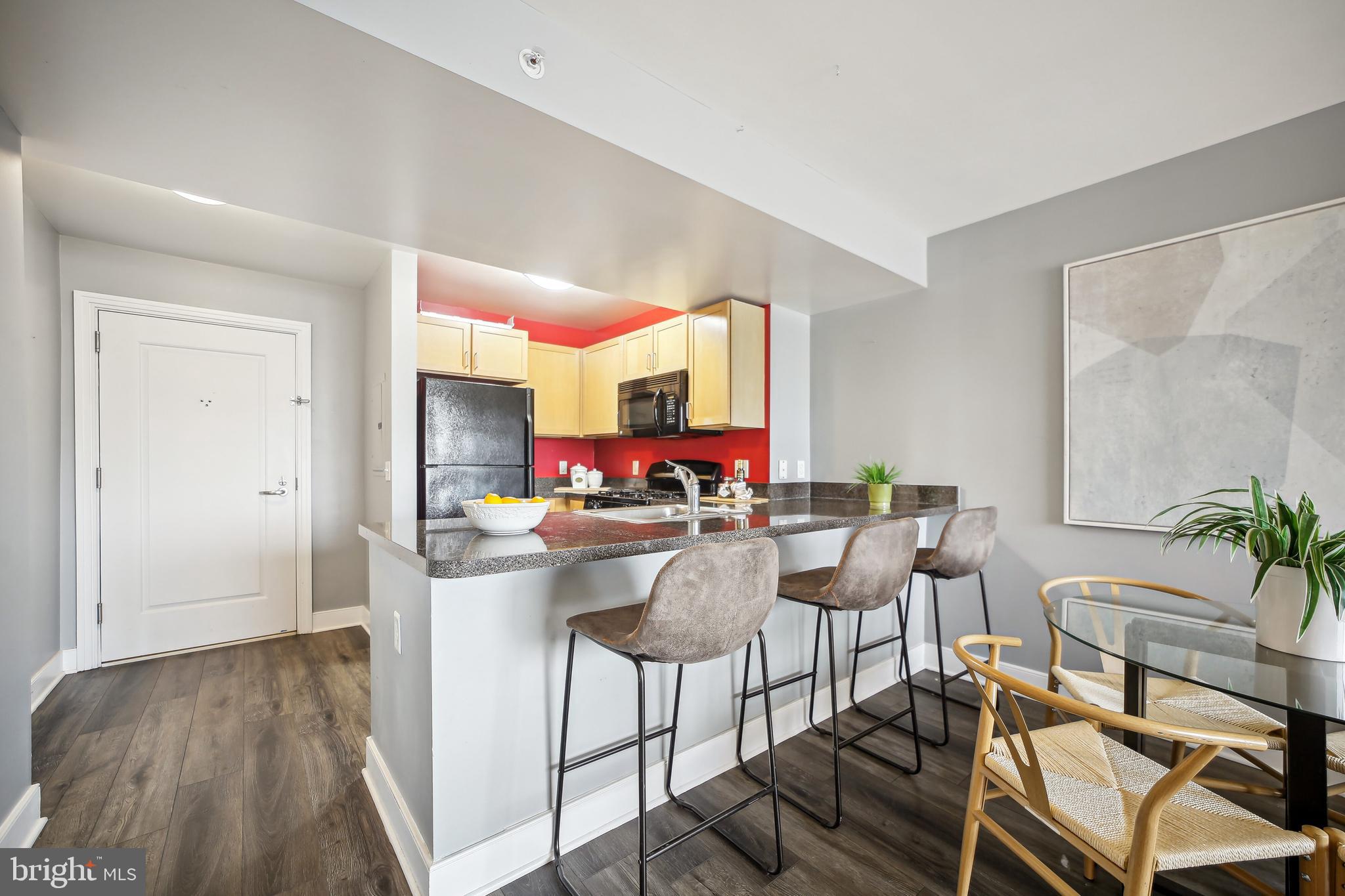 800 4th Street Southwest, Unit S717 Washington, DC 20024 - Photo 14 of 36 Bright Kitchen With Extra Seating