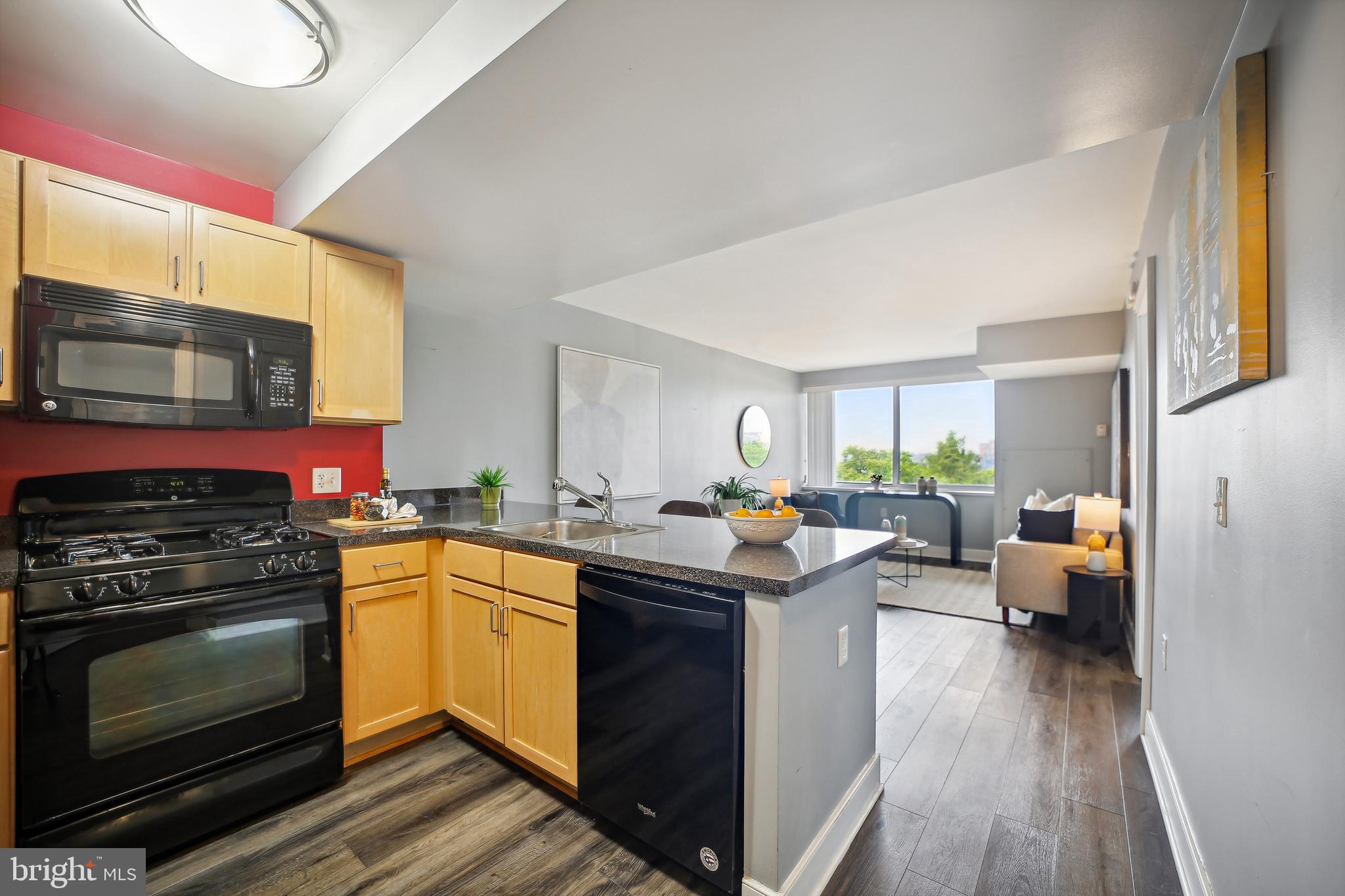 800 4th Street Southwest, Unit S717 Washington, DC 20024 - Photo 18 of 36 Open & Bright Kitchen