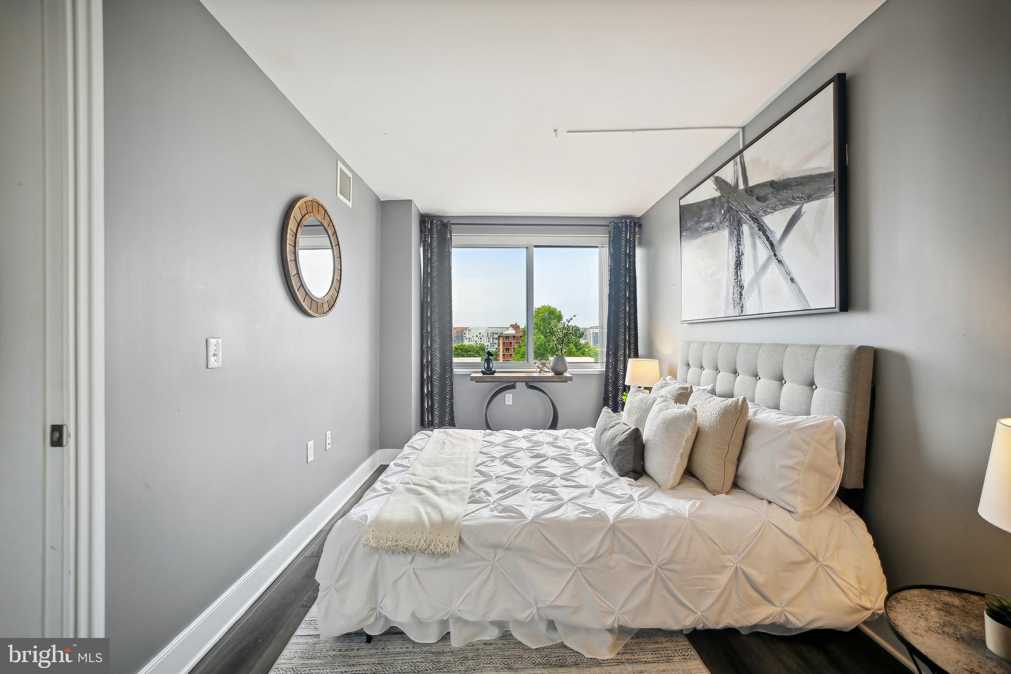 800 4th Street Southwest, Unit S717 Washington, DC 20024 - Photo 21 of 36 Bedroom With Large Window