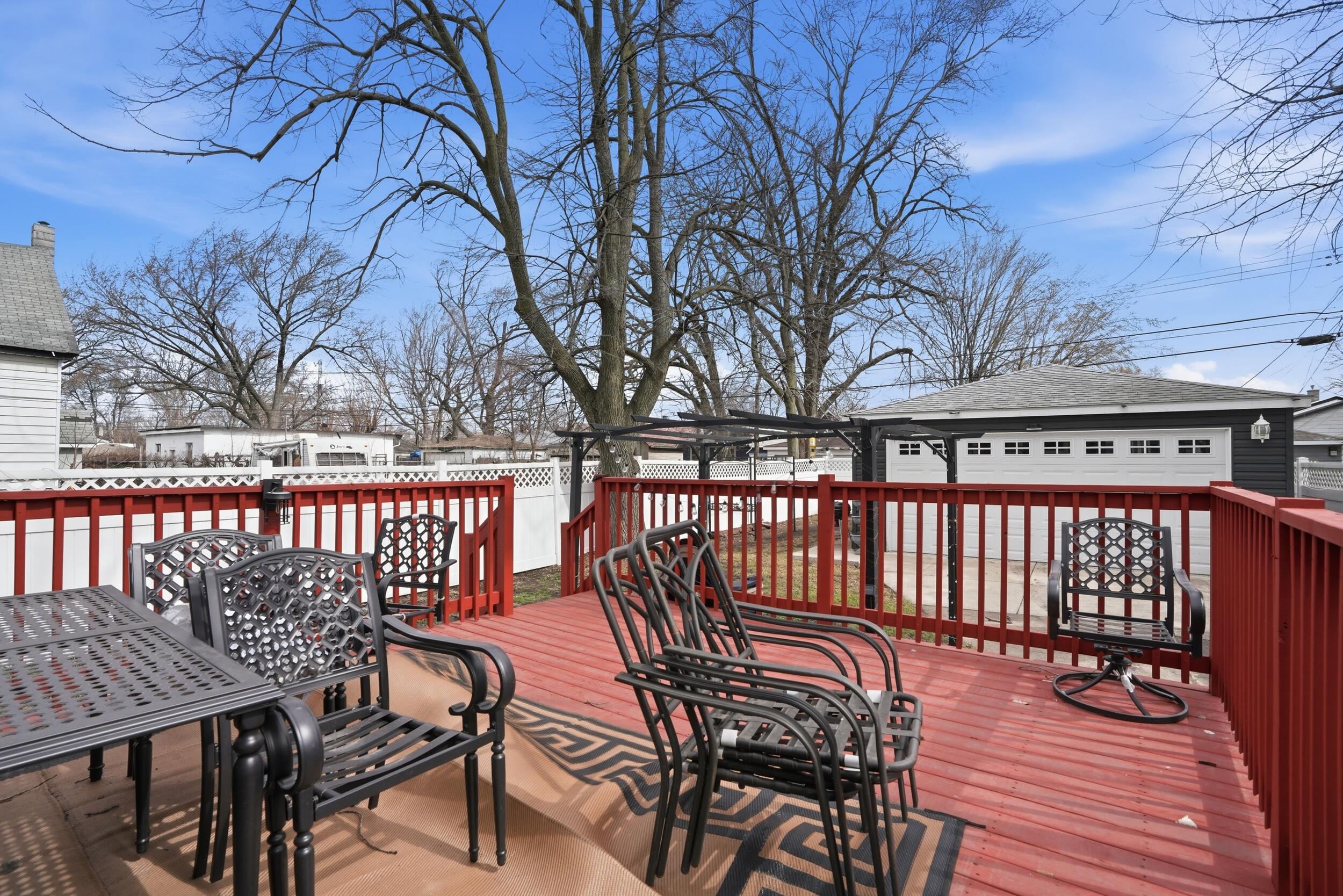 6249 Monroe Avenue Hammond, IN 46324 - Photo 19 of 22 a view of a chairs on a deck