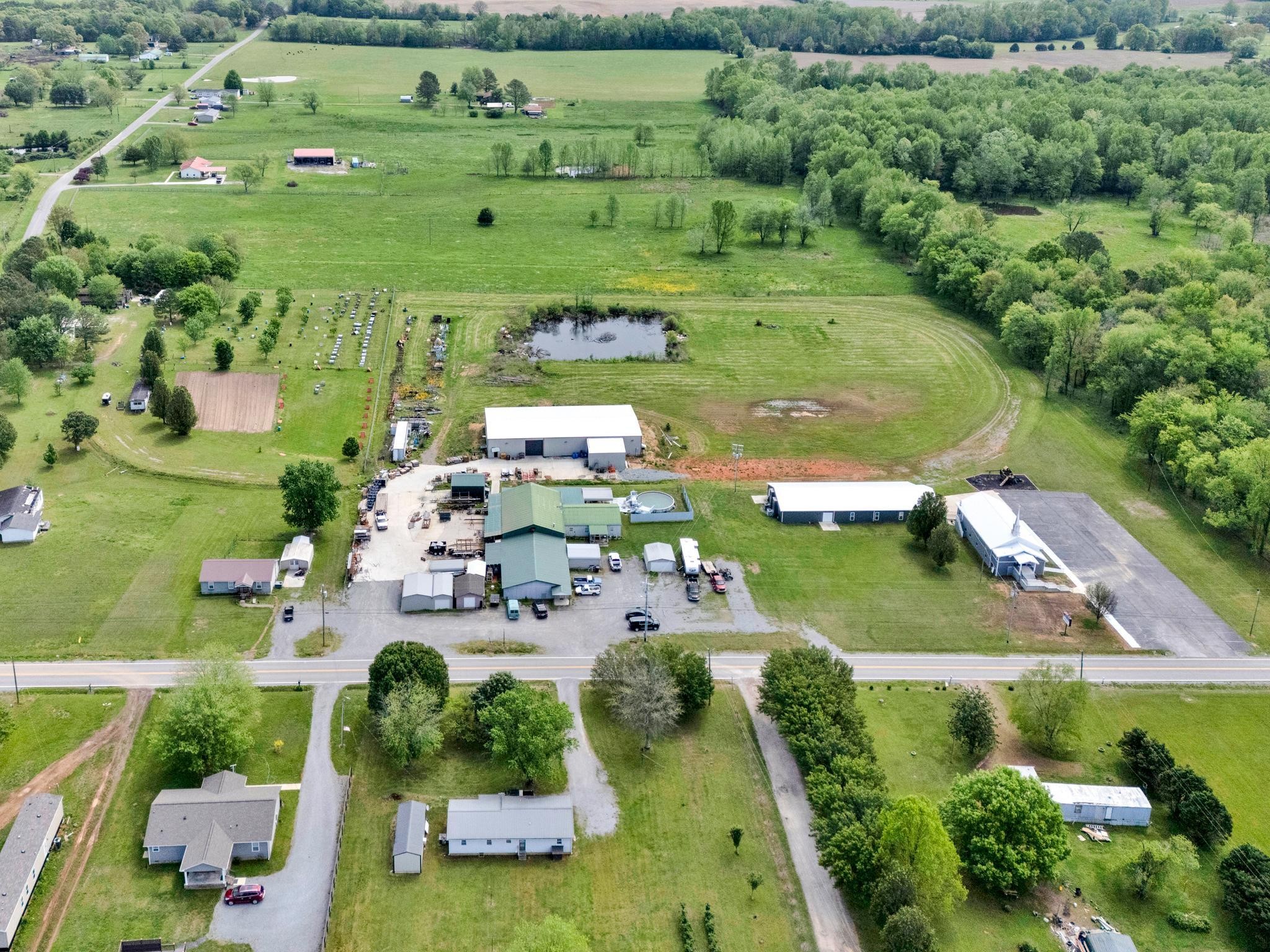 51 North Vanntown School Road Flintville, TN 37335 - Photo 5 of 46 an aerial view of a residential houses with outdoor space and street view