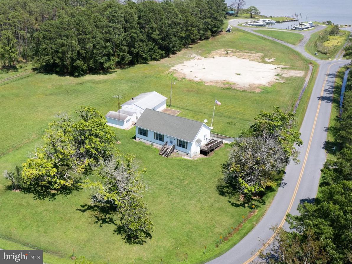 5441 Ragged Point Road Cambridge, MD 21613 - Photo 1 of 44 aerial view of the house